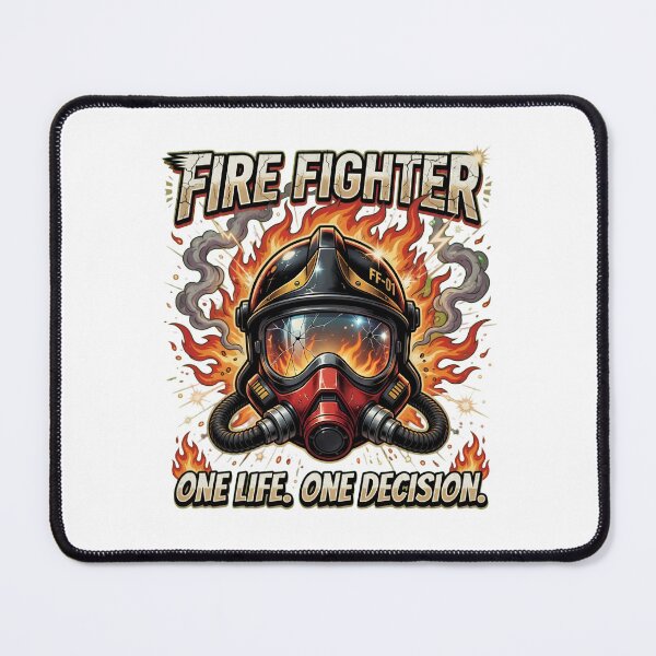 Item preview, Firefighter One Life One Decision Design designed and sold by TshirtsOnline-.