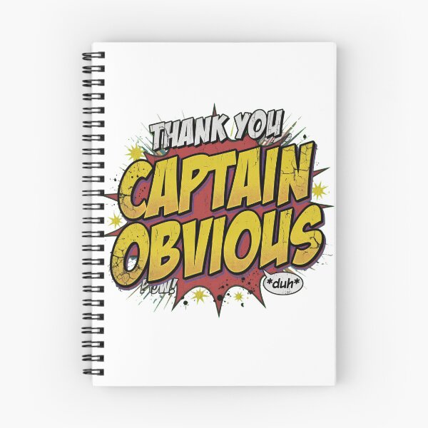 Item preview, Thank You Captain Obvious Comic Book Design designed and sold by TshirtsOnline-.