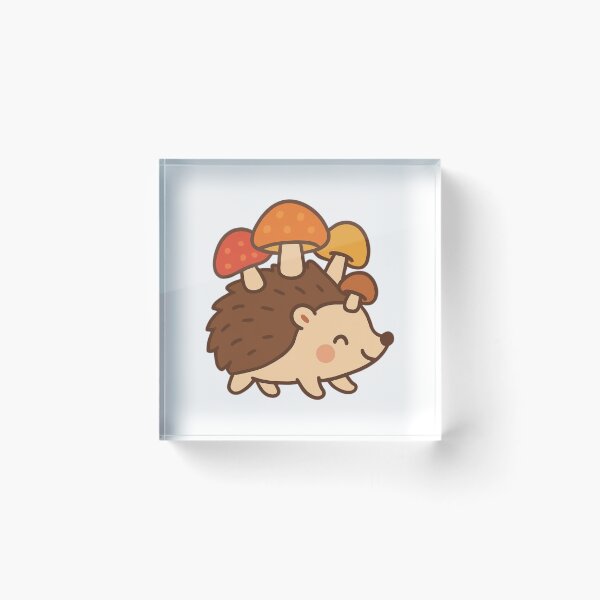 Item preview, Little Things Matter Hedgehog - Cute Kawaii Sticker designed and sold by foryouandyours.