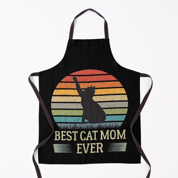 Item preview, Best Cat Mom Ever Retro Sunset Cat designed and sold by GiaoCalonas.