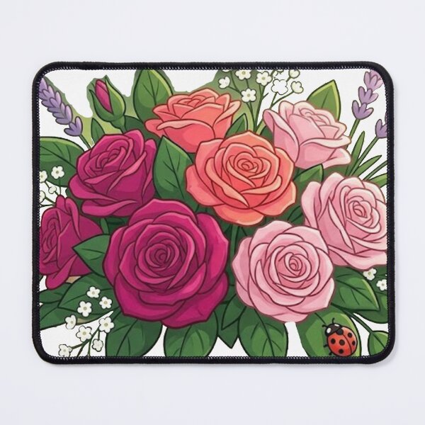 Item preview, Rose Bouquet Floral Charm designed and sold by AirCrayons27.