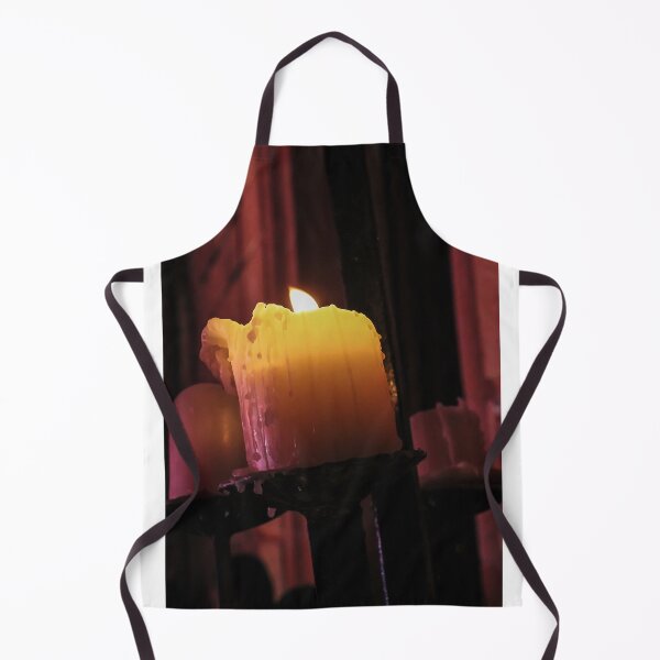 Item preview, Warm Candle Flame On Dripping Wax In Dark Room Creating Cozy Spiritual Romantic Mood designed and sold by Nmallia.