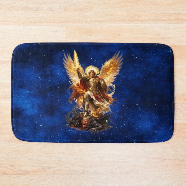 Item preview, Saint Michael the Archangel Defeating Satan designed and sold by MysticOzzy.