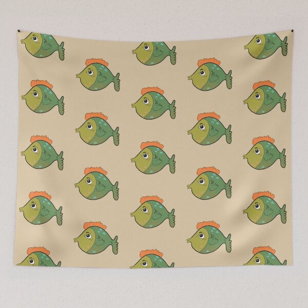 Item preview, Wooples the Tropical Fish designed and sold by yellowflowerhut.