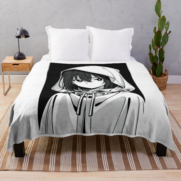 Item preview, Fashion - Man in White Hooded Cloak Hidden Face Streetwear Anime Variant 3 designed and sold by AnimeShin.