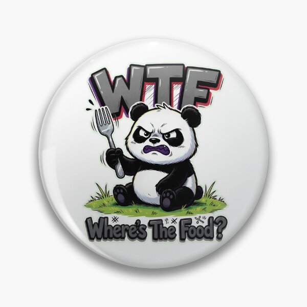 Item preview, Grumpy Panda WTF Where's The Food designed and sold by TshirtsOnline-.