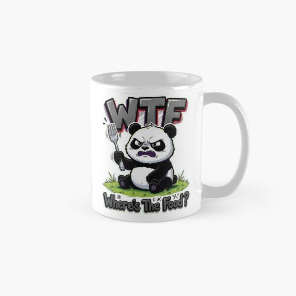Item preview, Grumpy Panda WTF Where's The Food designed and sold by TshirtsOnline-.
