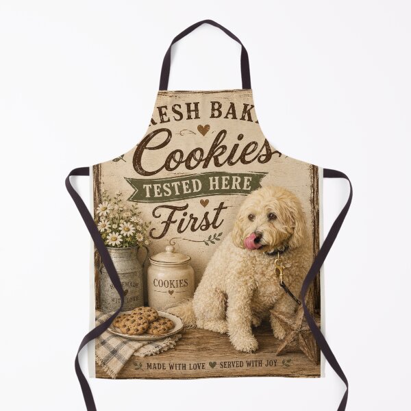 Item preview, Fresh Baked Cookies Tested Here First – Farmhouse Dog Kitchen Decor designed and sold by Kimberly Palmer.