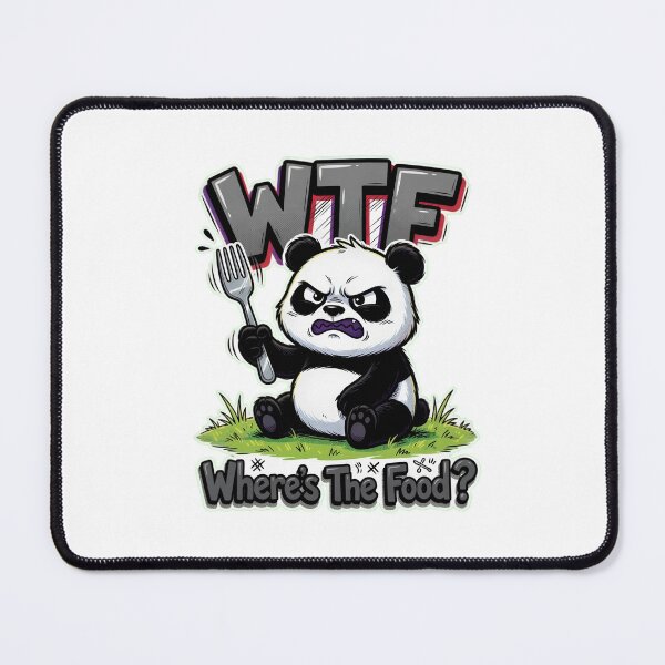 Item preview, Grumpy Panda WTF Where's The Food designed and sold by TshirtsOnline-.