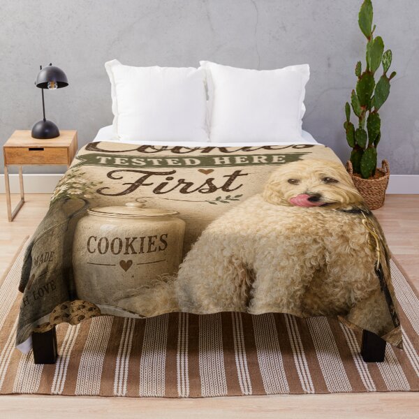 Item preview, Fresh Baked Cookies Tested Here First – Farmhouse Dog Kitchen Decor designed and sold by Kimberly Palmer.