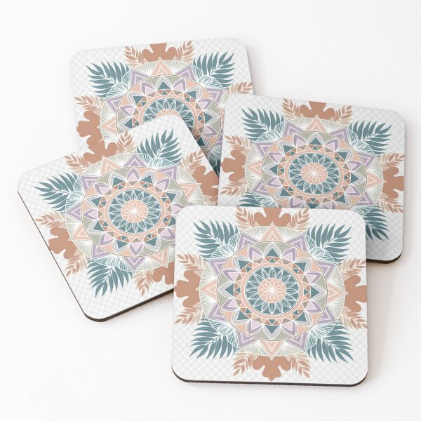 Item preview, Colorful Boho Mandala Wall Art | Pastel Geometric Spiritual Decor designed and sold by GalleryPeak.