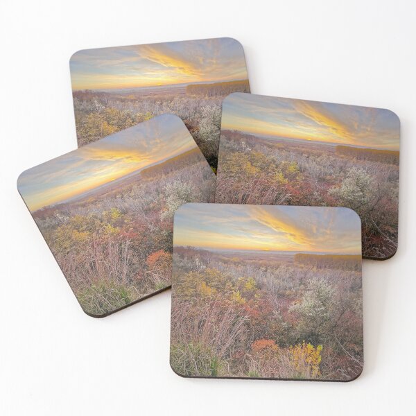 Item preview, autumnal valley at sunset designed and sold by psychoshadow.