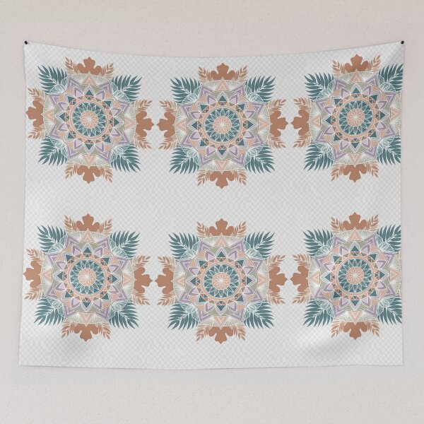 Item preview, Colorful Boho Mandala Wall Art | Pastel Geometric Spiritual Decor designed and sold by GalleryPeak.
