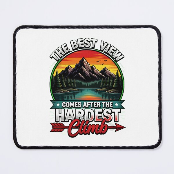 Item preview, The Best View After Hardest Climb Motivational designed and sold by TshirtsOnline-.