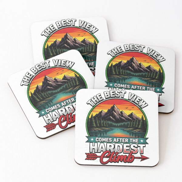 Item preview, The Best View After Hardest Climb Motivational designed and sold by TshirtsOnline-.