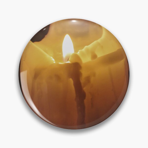 Item preview, Warm Candle Flame On Dripping Wax In Dark Room Creating Cozy Spiritual Romantic Mood designed and sold by Nmallia.