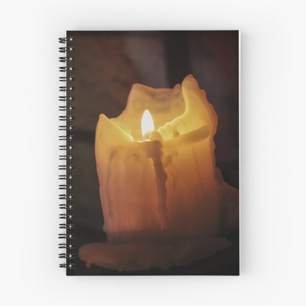 Item preview, Warm Candle Flame On Dripping Wax In Dark Room Creating Cozy Spiritual Romantic Mood designed and sold by Nmallia.