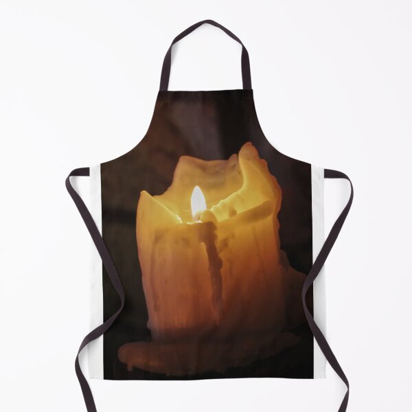 Item preview, Warm Candle Flame On Dripping Wax In Dark Room Creating Cozy Spiritual Romantic Mood designed and sold by Nmallia.