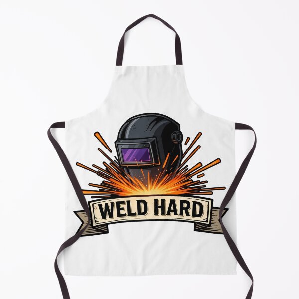 Item preview, Weld Hard - Welder Helment Sparks Die-Cut Sticker designed and sold by creators_collective.