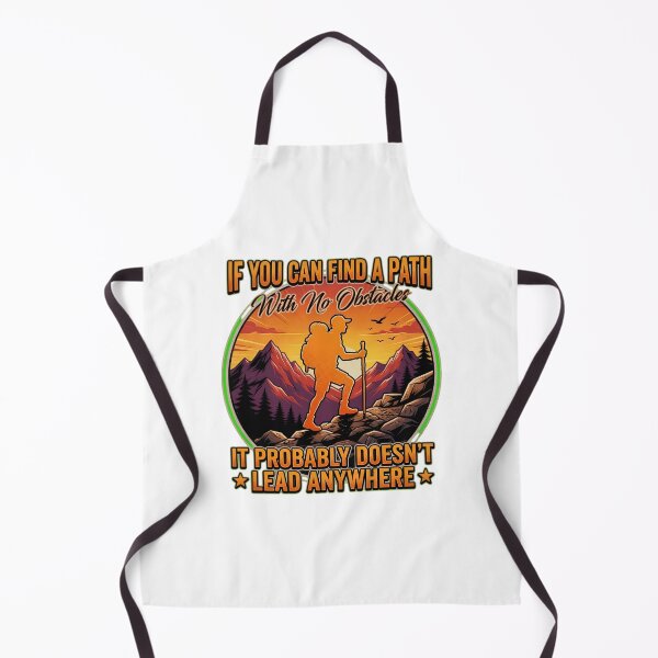Item preview, Path With No Obstacles Motivational Hiking Quote designed and sold by TshirtsOnline-.