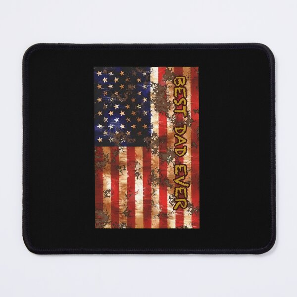 Item preview, Best Dad Ever American Flag Grunge T-Shirt designed and sold by GiaoCalonas.
