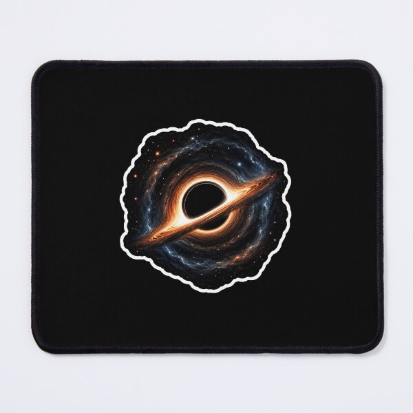 Item preview, Majestic Cosmic Black Hole Space Event Horizon Sticker designed and sold by Sticker universe2.0.