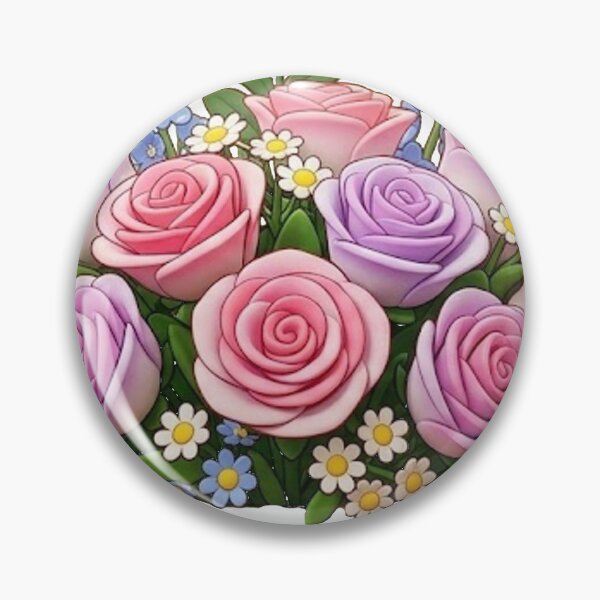 Item preview, Pastel Rose Bouquet Floral Art designed and sold by AirCrayons27.