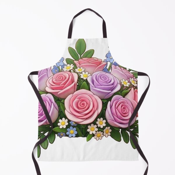 Item preview, Pastel Rose Bouquet Floral Art designed and sold by AirCrayons27.