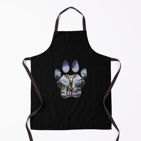 Item preview, Mountain Goat Paw Print Landscape designed and sold by Timowo Studio | Fine Line Wildlife Art & Modern Nature Graphics.