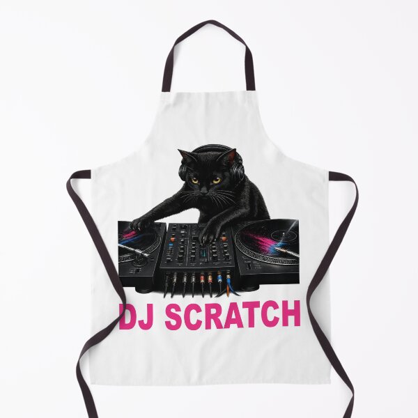 Item preview, DJ Scratch Black Cat designed and sold by RODEONYAN.