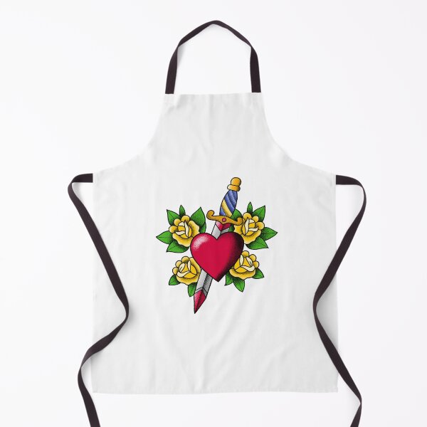 Item preview, heart dagger + roses designed and sold by saacstix.