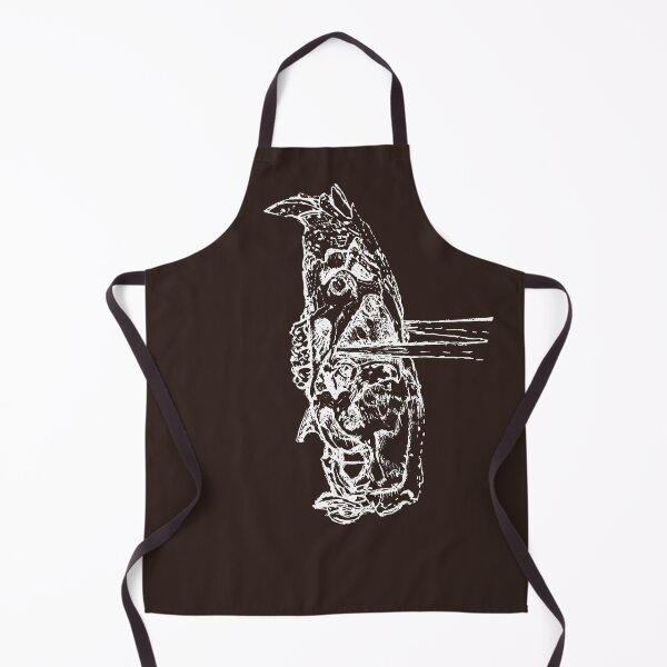 Item preview, Rat Skull & Skewers - Light Lines - (#2B1B17) designed and sold by The Stippler Process.