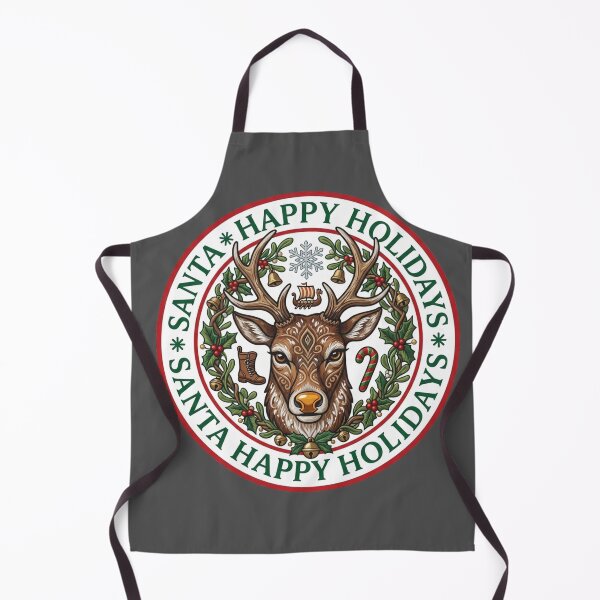 Item preview, Nordic Reindeer Christmas Smells Like Holidays Retro Style designed and sold by Log77.