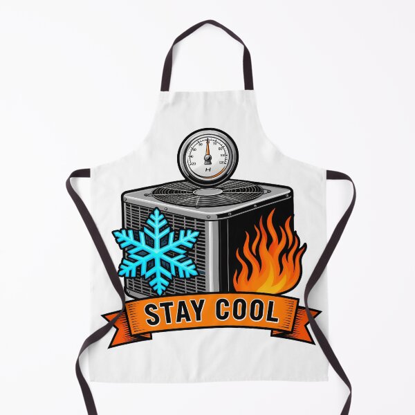 Item preview, Stay Cool - HVAC Technician Die-Cut Sticker designed and sold by creators_collective.