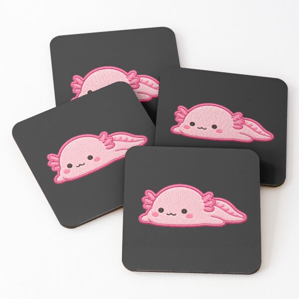 Item preview, Cute Axolotl Blob Embroidery Patch designed and sold by ColorSplash123.