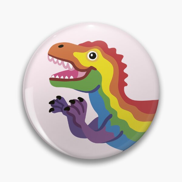 Item preview, PRIDE Megalosaurus Dinosaur - LGBTQ Rainbow designed and sold by Victoria Barron.