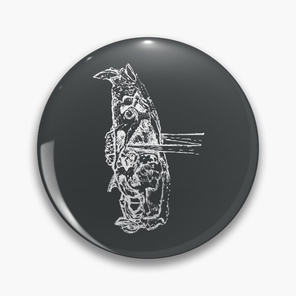 Item preview, Rat Skull & Skewers - Light Lines - (#353839) designed and sold by The Stippler Process.