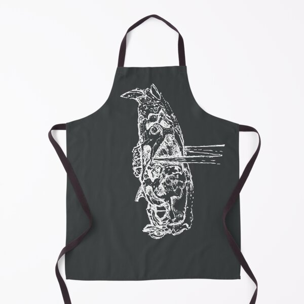Item preview, Rat Skull & Skewers - Light Lines - (#353839) designed and sold by The Stippler Process.