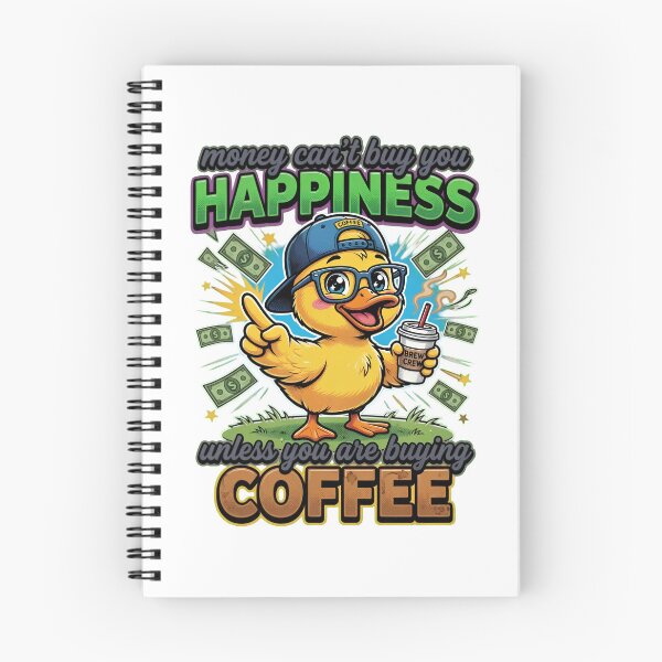 Item preview, Coffee Duck Money Can't Buy Happiness designed and sold by TshirtsOnline-.