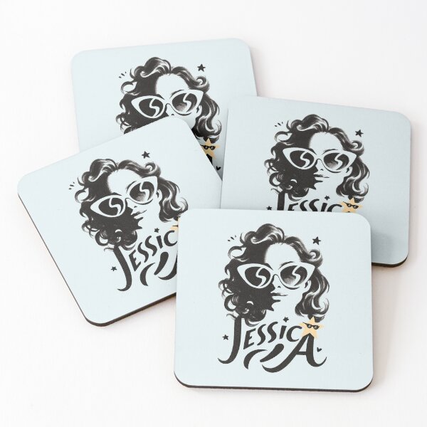 Item preview, Personalized Jessica Gift - Cool Sunglasses Name Art Portrait for Her Birthday designed and sold by PixelQ.