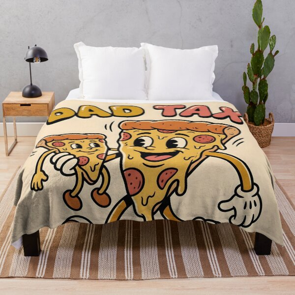 Item preview, Retro Mascot Dad Tax Pizza designed and sold by Glitchart66.