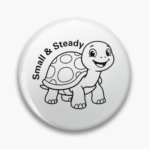 Item preview, Small and Steady Turtle designed and sold by ElmarievanWyk.