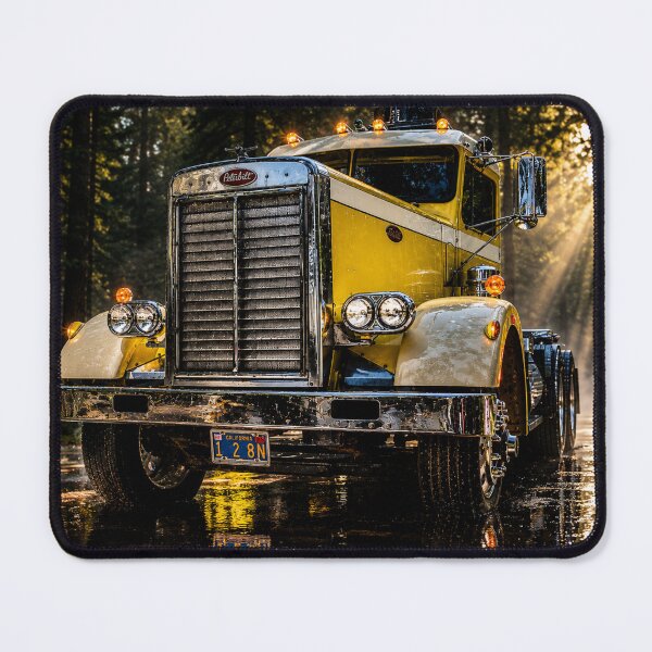 Item preview, The Long Haul – Classic Peterbilt in the Rain designed and sold by Kimberly Palmer.