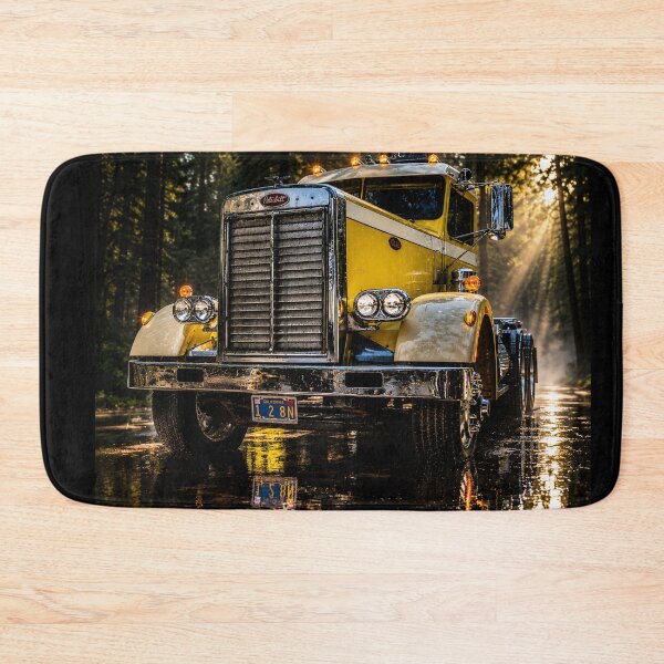 Item preview, The Long Haul – Classic Peterbilt in the Rain designed and sold by Kimberly Palmer.