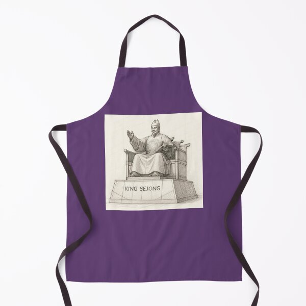 Item preview, King Sejong Statue Seoul 3D Sketch designed and sold by PaintMeWorld.