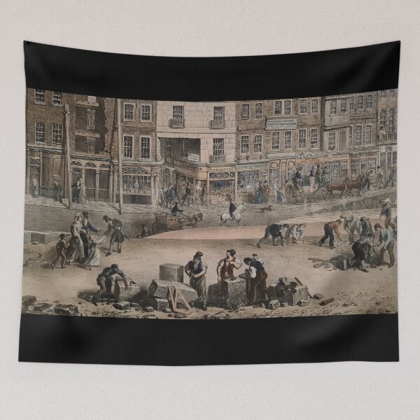 Item preview, LONDON STREET SCENE EARLY 1800s 19th CENTURY designed and sold by KALEIDOSCOPE UK.