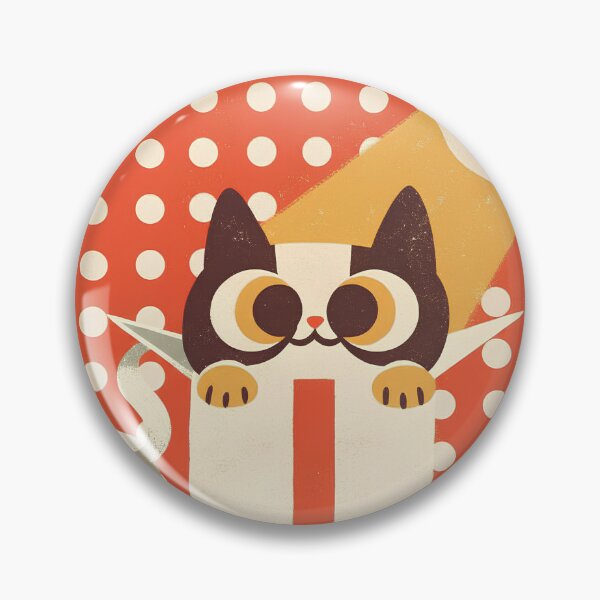 Item preview, Surprise Gift Cat | Cute Retro Style Illustration designed and sold by Angellacelin.