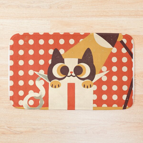 Item preview, Surprise Gift Cat | Cute Retro Style Illustration designed and sold by Angellacelin.