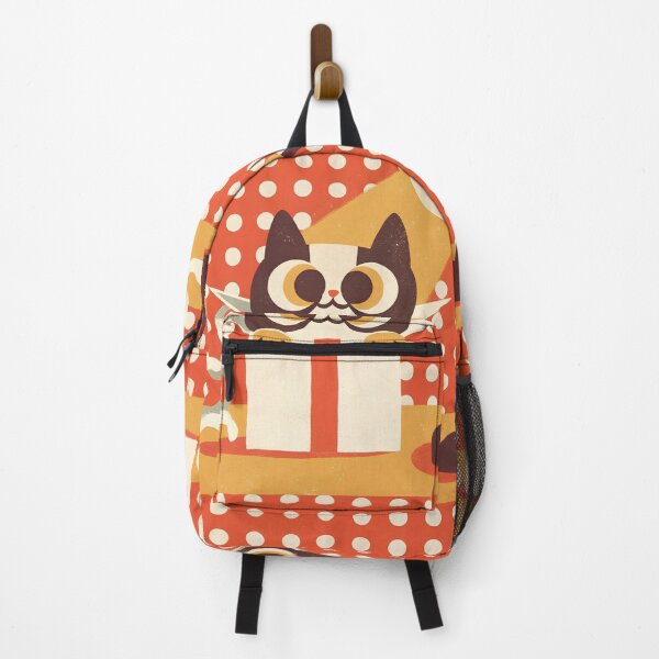 Item preview, Surprise Gift Cat | Cute Retro Style Illustration designed and sold by Angellacelin.