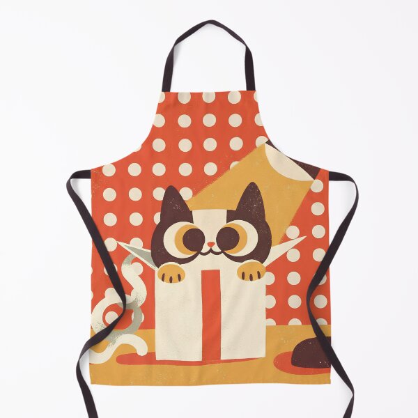 Item preview, Surprise Gift Cat | Cute Retro Style Illustration designed and sold by Angellacelin.